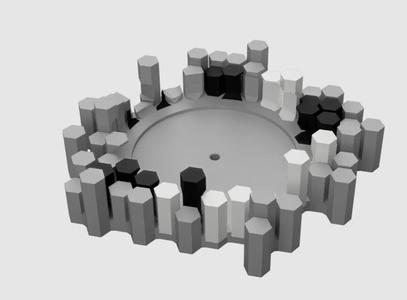 Echo Input hexagon wall mount