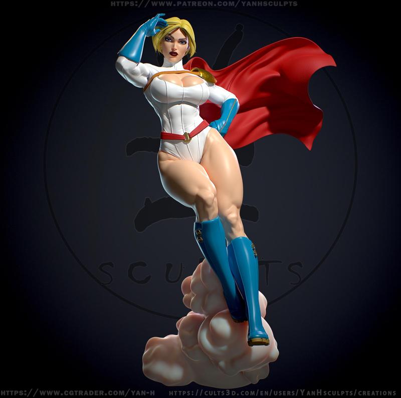Power girl +NSFW