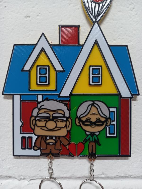 UP key holder (with colored instructions)