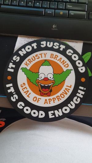 Krusty badge