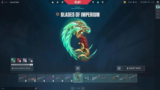 VALORANT IMPERIUM KNIFE