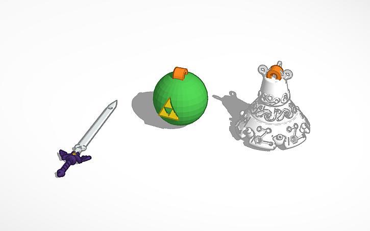 Some Zelda ornaments