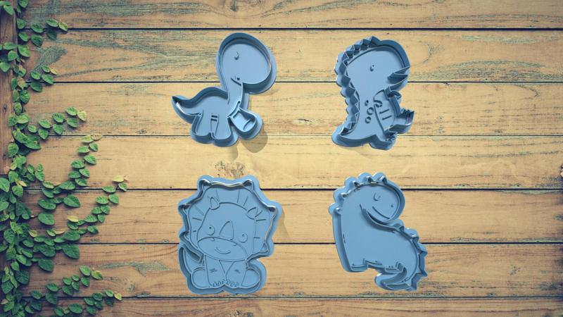 Dinosaur Cookie Cutter Set