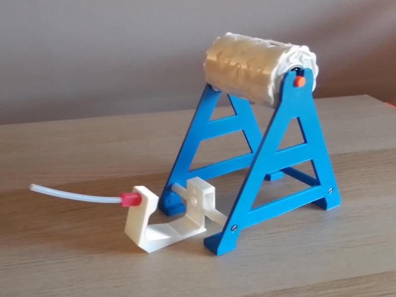 Integrated Auto-Rewinder for Spool Holder - supplemented output