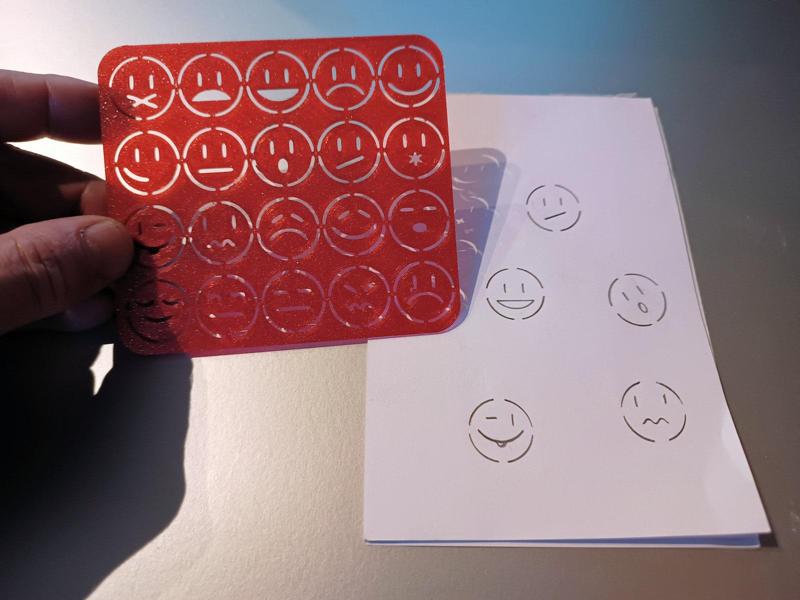 Emoticon Drawing Template