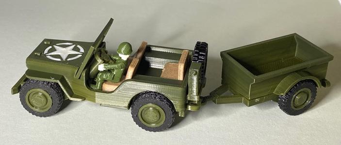 Driver for my Jeep. Cover for the trailer.