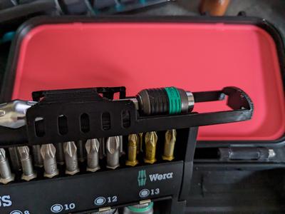 Wera Tool-Check PLUS slide stopper