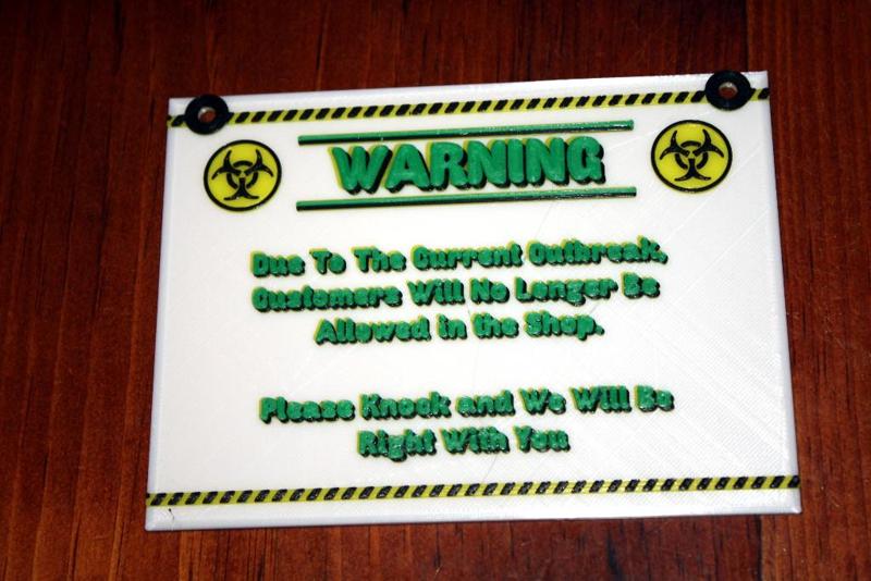 Plague Plaque - a COVID-19 Quarantine Sign