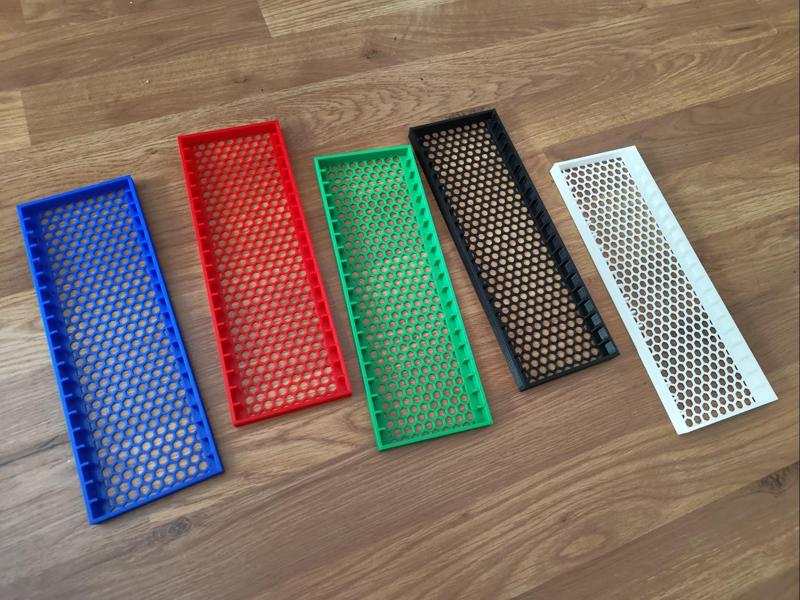 MD rack for 20 minidisc in cases