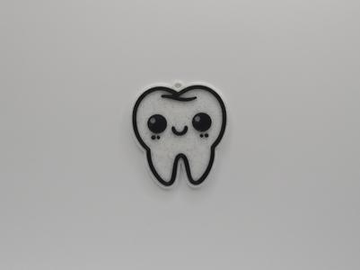 Cute Tooth Keychain