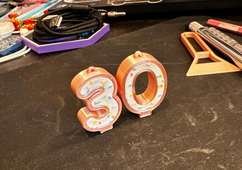 Cake Candle Earrings (Snap-In; No AMS)