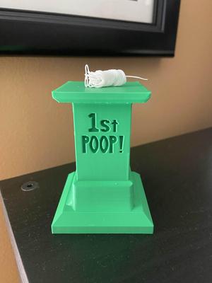 Bambu First Poop Pedestal!