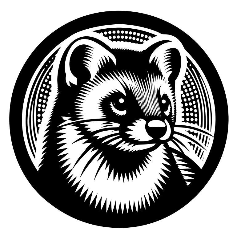 Coaster / pendant: Marten 5