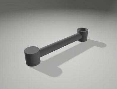 Front sensor rod xenon headlight Laguna 3 ref renault 538100005R