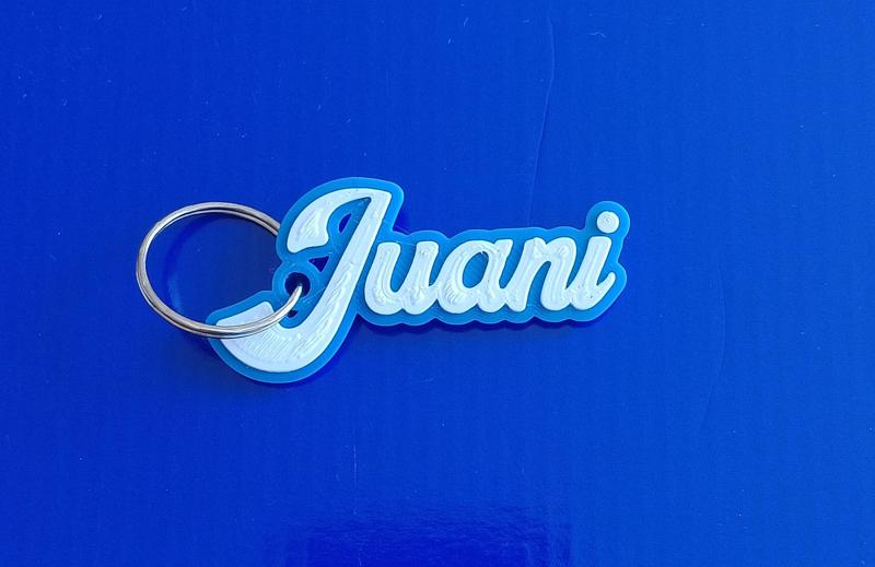 Keychain name Juani