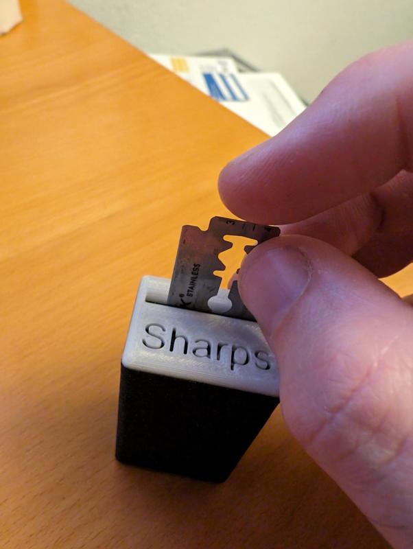 Sharps container