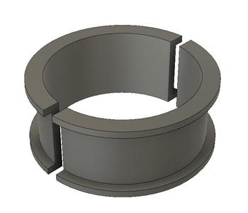 Adapter for 65mm Drill Press Stand for https://www.printables.com/model/820914-flexible-hose-for-dust-extraction