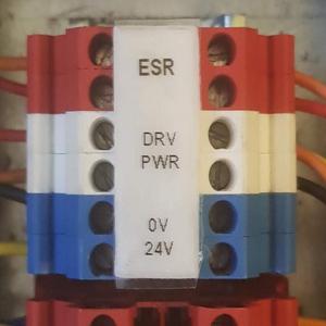 DIN Terminal Block Label - 5.2mm Pitch, 6 Pins