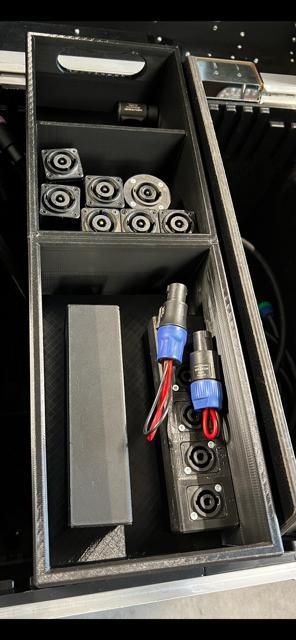 Flightcase Packkiste Kleinteilefach Small Parts Compartment for Flightcase