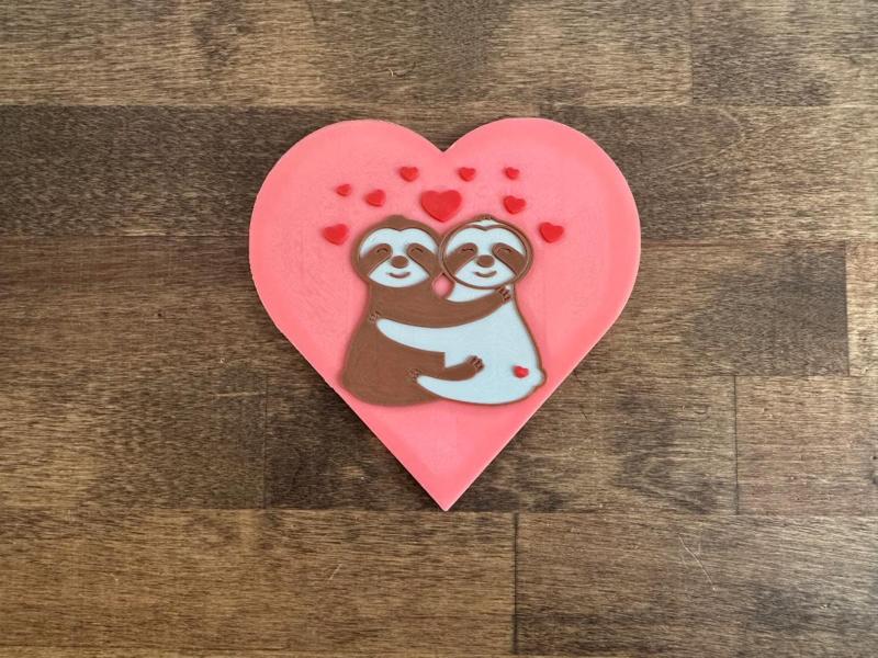 Slothfully Yours – Valentine’s Day Love Magnet