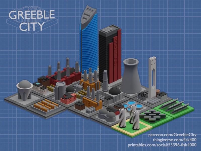 GreebleCity: Set 04 (2024 Version)