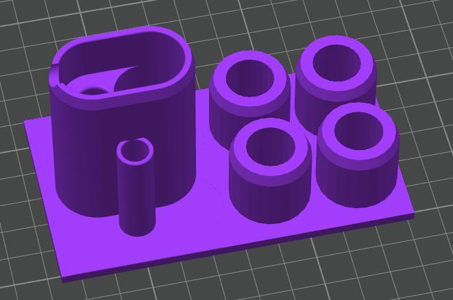 Lookah Seahorse PRO stand with four 14mm receptacles