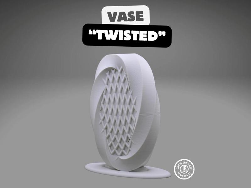 Vase "Twisted" – Modern, dynamic, extraordinary