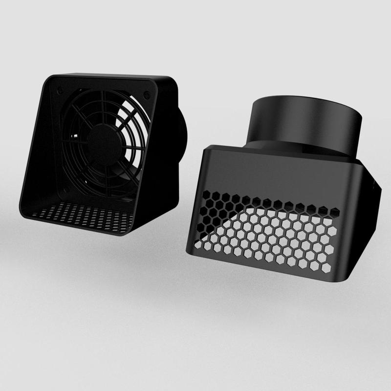 120mm Fan solder fume extractor