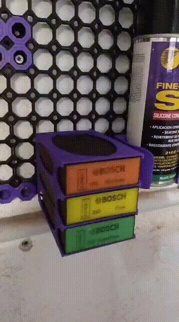 Multiboard Hoder for 3x Sanding Sponge (e.g., Bosch Expert) / MultiConnect