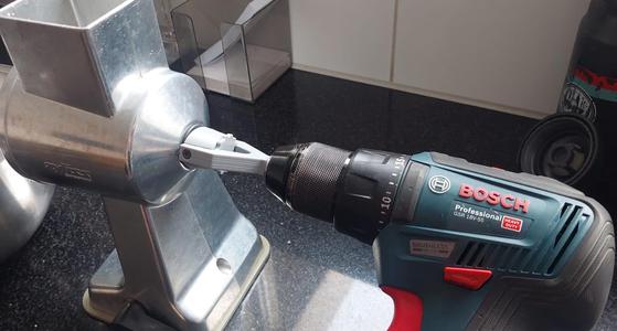 Zyliss drum grater drill adapter