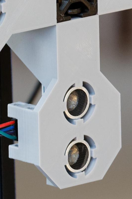 8020 mount HC-SR04 Ultrasonic Distance Sensor w-cable tie