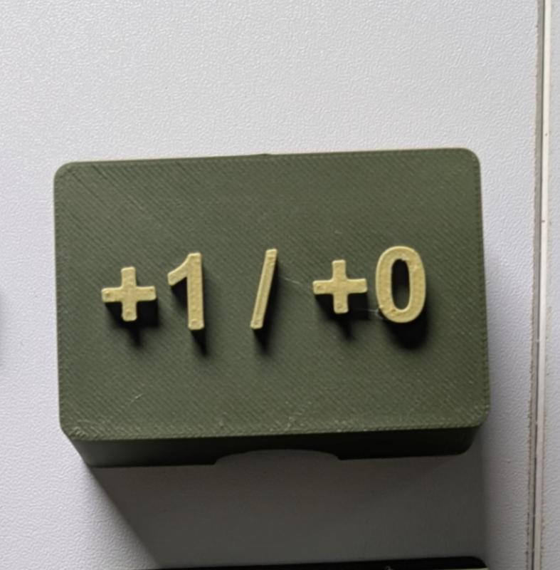 MTG Counter  P1P0 Multicolor