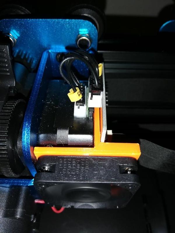 Artillery Sidewinder X1 Extruder Motor Cooling Fan Mount