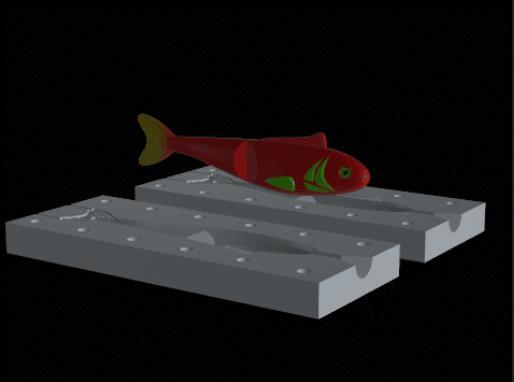 Fishing lure / bait mold