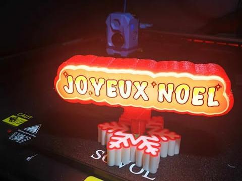 Luminous Merry Christmas Box