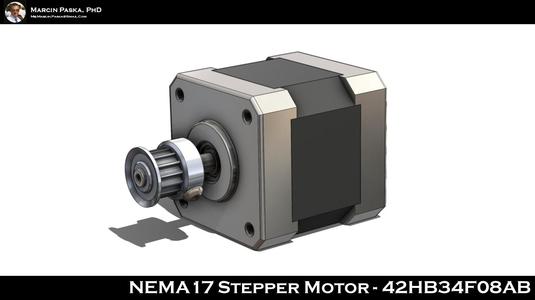 NEMA17 Stepper Motor - 42HB34F08AB