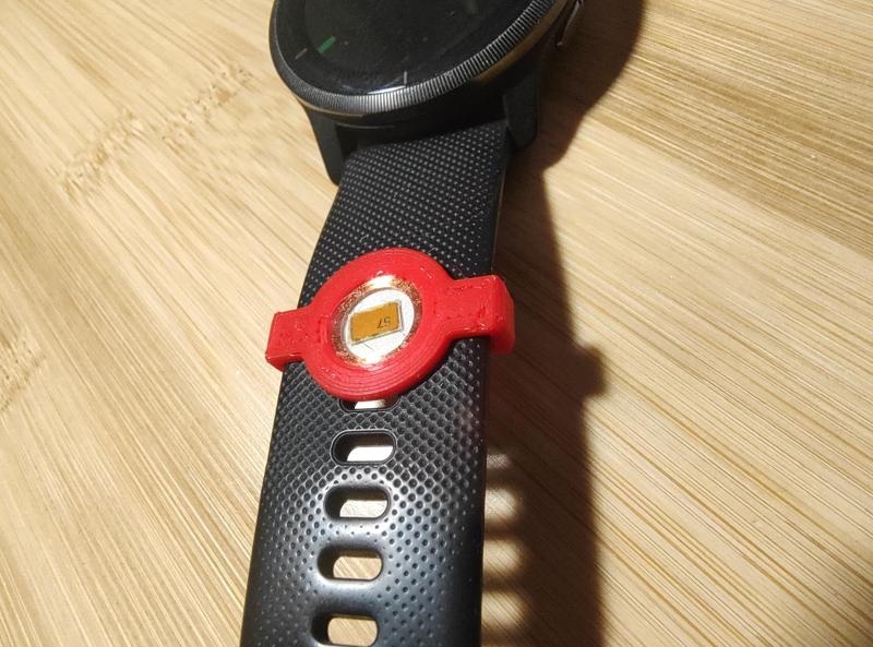 RFID clip for wristwatch
