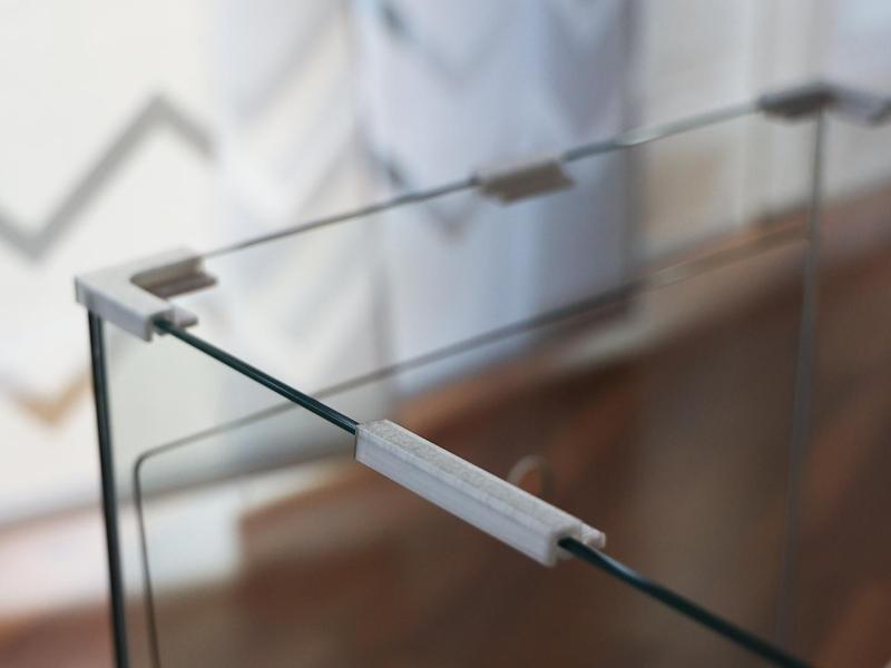 Holder for Cover Pane for Dennerle Nano Cube 60L