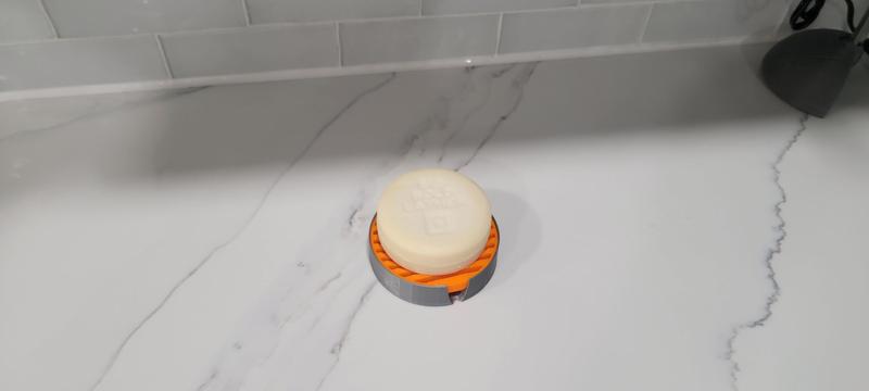 Round Soap DIsh ( Designed for Duke Cannon Shampoo Puck )