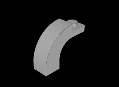 Lego Compatible (6005.dat) Arch  1 x  3 x  2 with Curved Top