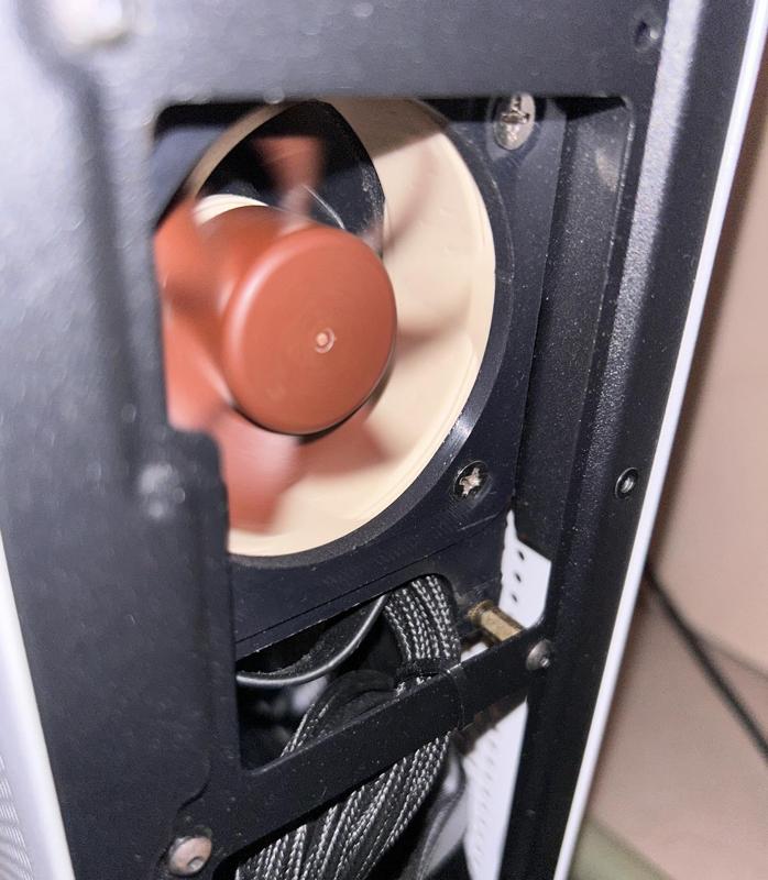 Front 60 mm fan mount for Fractal Ridge - standoff friendly