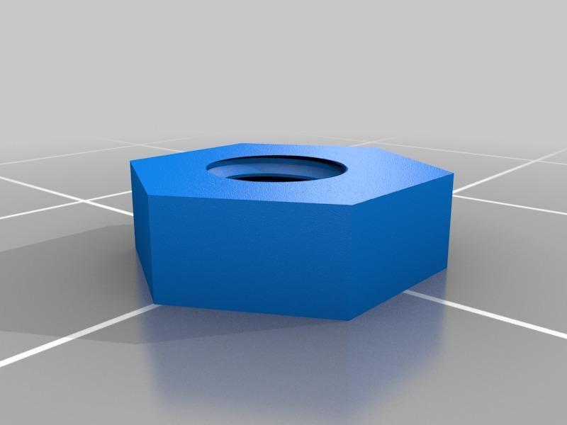 M4 Screws 3D printable flat bottom