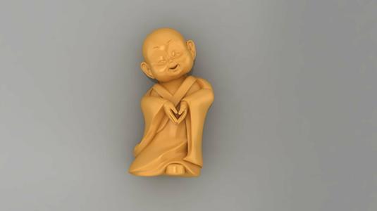 Baby Monk and Budha V04