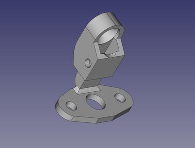 Adjustable BLTouch/3DTouch mount for Re-D-Bot