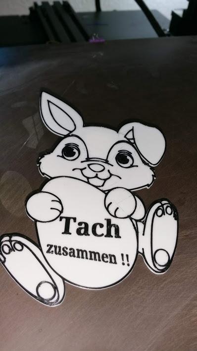 Osterhase Tach zusammen