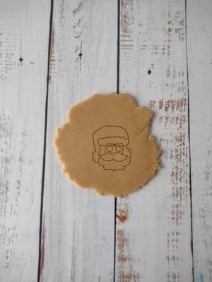 SANTA-SAN NICOLAS - COOKIE CUTTER WITH INTERNAL DESIGN ON 7CM