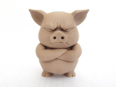 Angry Pig Figurine