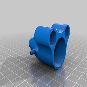 K40 co2 laser head air forced nozzle with lasers