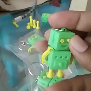 Funny Robot Keyring