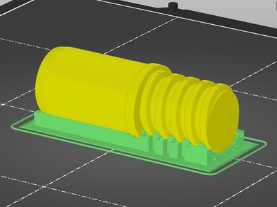 Broom stick screw adaptor